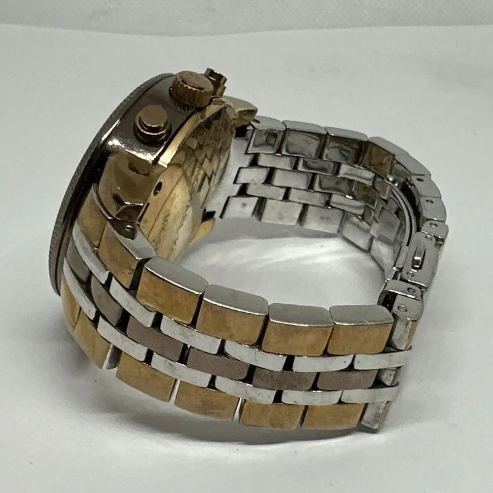Michael Kors Ritz MK5642 Women Tri-Tone Stainless Steel Analog Dial Watch NUL60